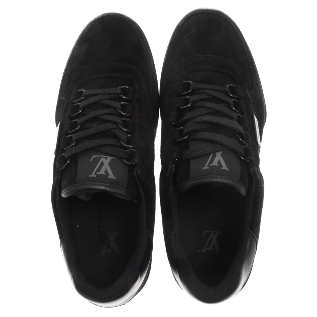 LOUIS VUITTON ルイヴィトン SUEDE LOGO LACE UP TRANAIRS スウェードレースアップスニーカー ブラック LOUIS VUITTON ルイヴィトン SUEDE LOGO LACE UP TRANAIRS スウェードレースアップスニーカー ブラック