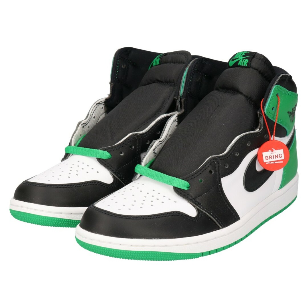 NIKE ナイキ AIR JORDAN 1 HI Black and Lucky Green DZ5485-031 エアジョーダン 1ハイ ハイカットスニーカー ブラック/グリーン