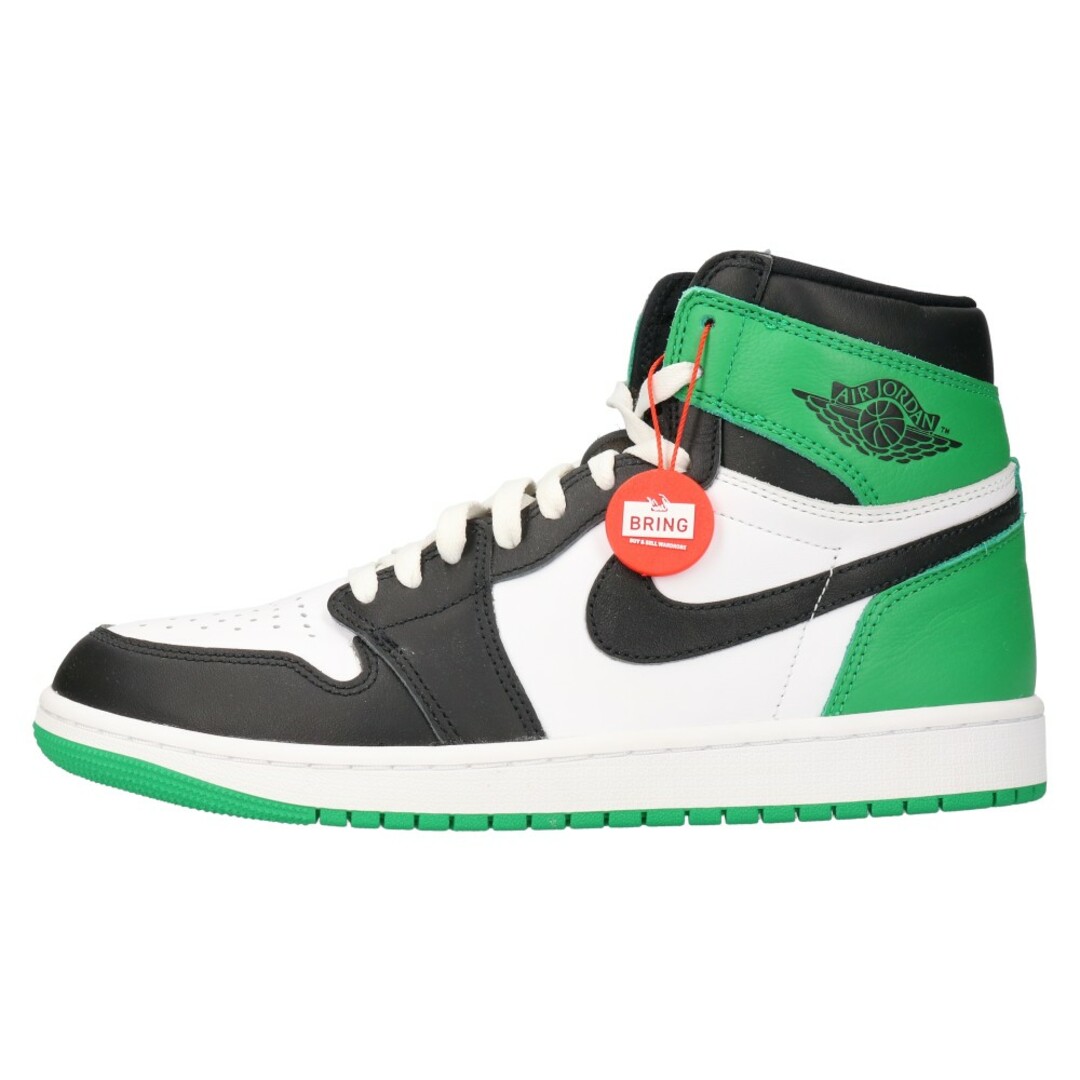 NIKE ナイキ AIR JORDAN 1 HI Black and Lucky Green DZ5485-031 エアジョーダン 1ハイ ハイカットスニーカー ブラック/グリーン