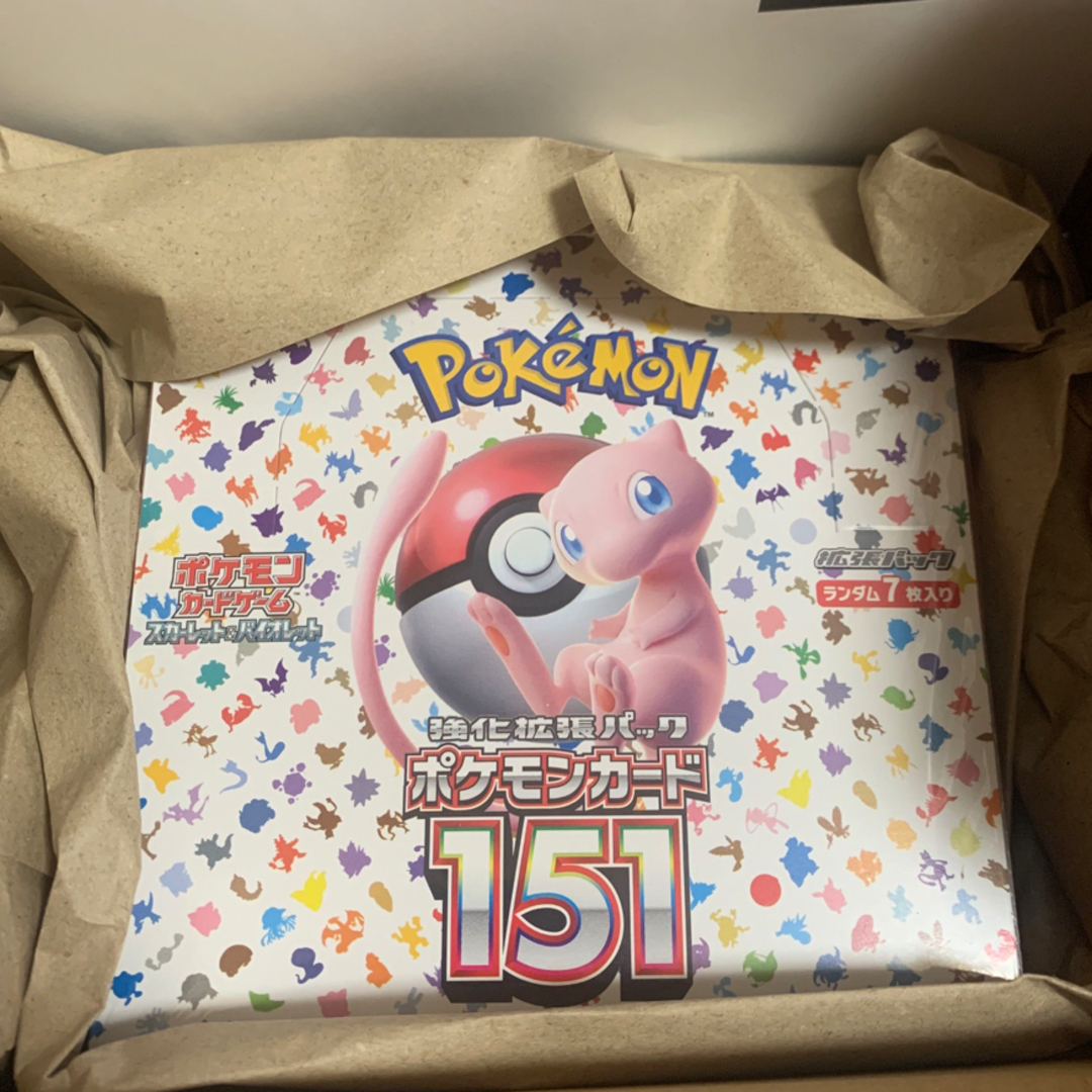 ポケセン産　ポケモンカード　151 BOX シュリンク付き