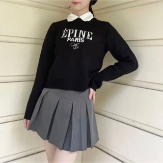 épine - ☆新品未使用☆epine トップス ニット ブラック ホワイト