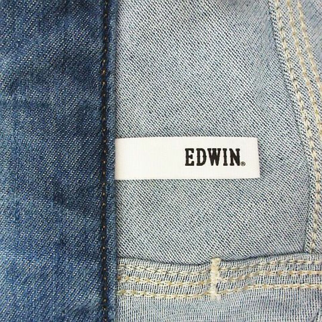 EDWIN(エドウィン)のエドウィン ジャージーズ ER737C デニム ジーンズ クロップド S ブルー メンズのパンツ(デニム/ジーンズ)の商品写真