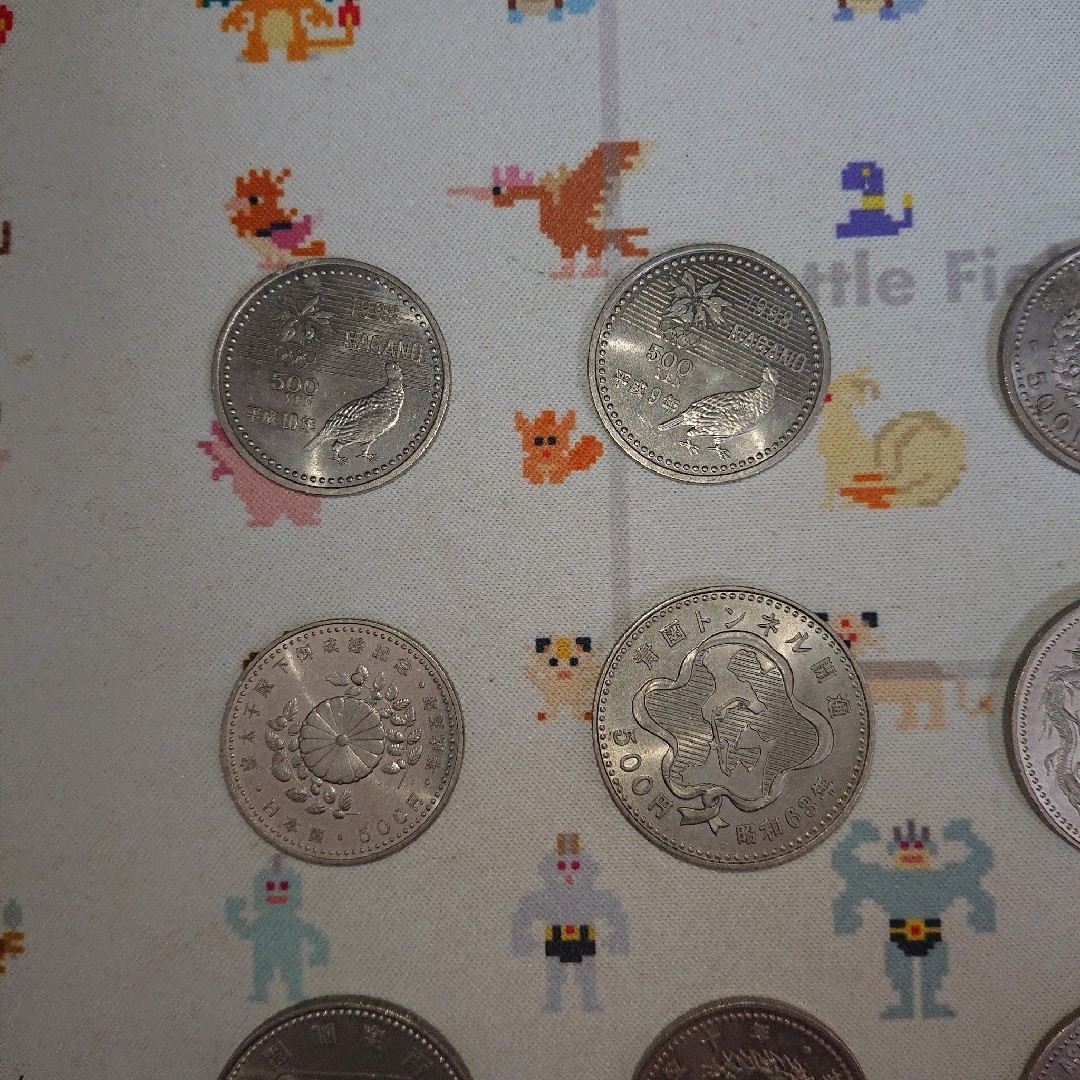 500円銀貨12枚　1998NAGANO 平成9年