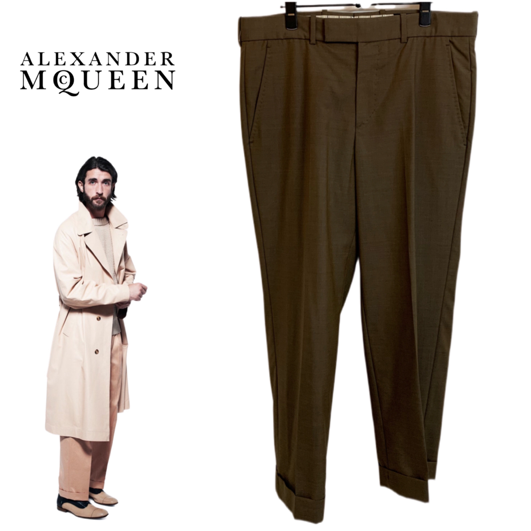 ALEXANDER McQUEEN 2013s ITALY製 スラックスパンツ