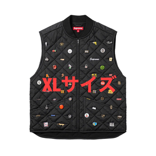 シュプリーム(Supreme)のsupreme Pins Quilted Work Vest  XL(ベスト)