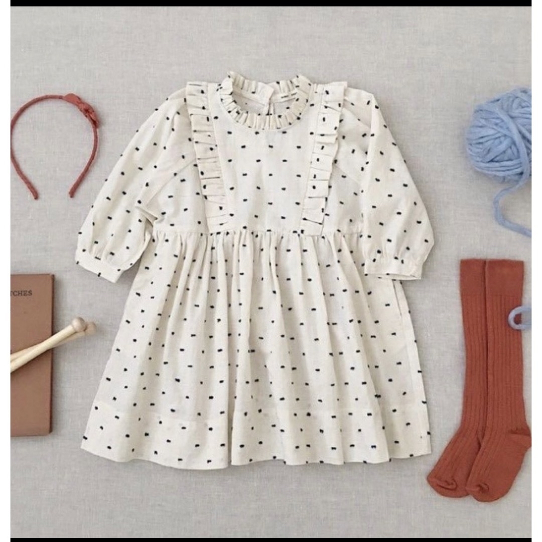 soor ploom  Percy Dress  Swiss Dotキッズ/ベビー/マタニティ