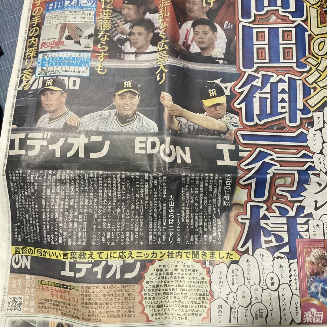 W杯バレー特別対談　日刊スポーツ スポーツ/アウトドアのスポーツ/アウトドア その他(バレーボール)の商品写真