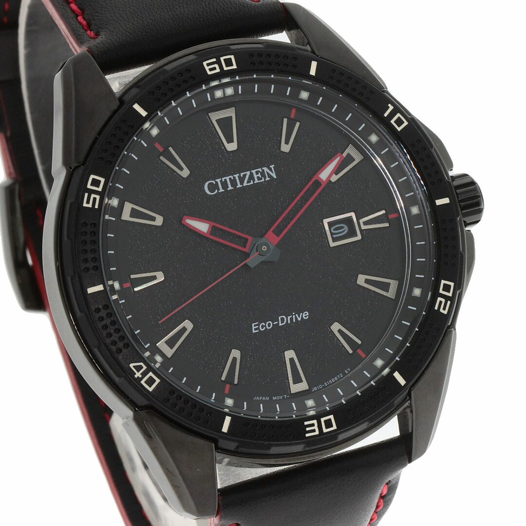 CITIZEN AW1585-04E エコドライブ 腕時計 SS 革 メンズ
