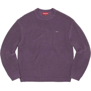 シュプリーム(Supreme)のSUPREME open knit small box logo sweater(ニット/セーター)