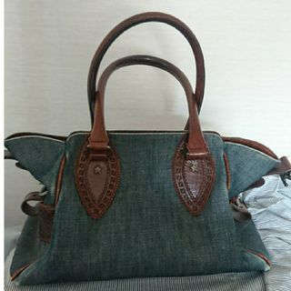 FENDIエトニコ☆デニムバッグ-