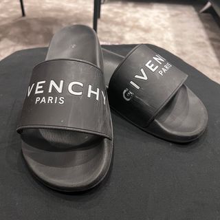 新品 本物 正規品 GIVENCHY ジバンシー メンズ サンダル 4Gロゴ 黒