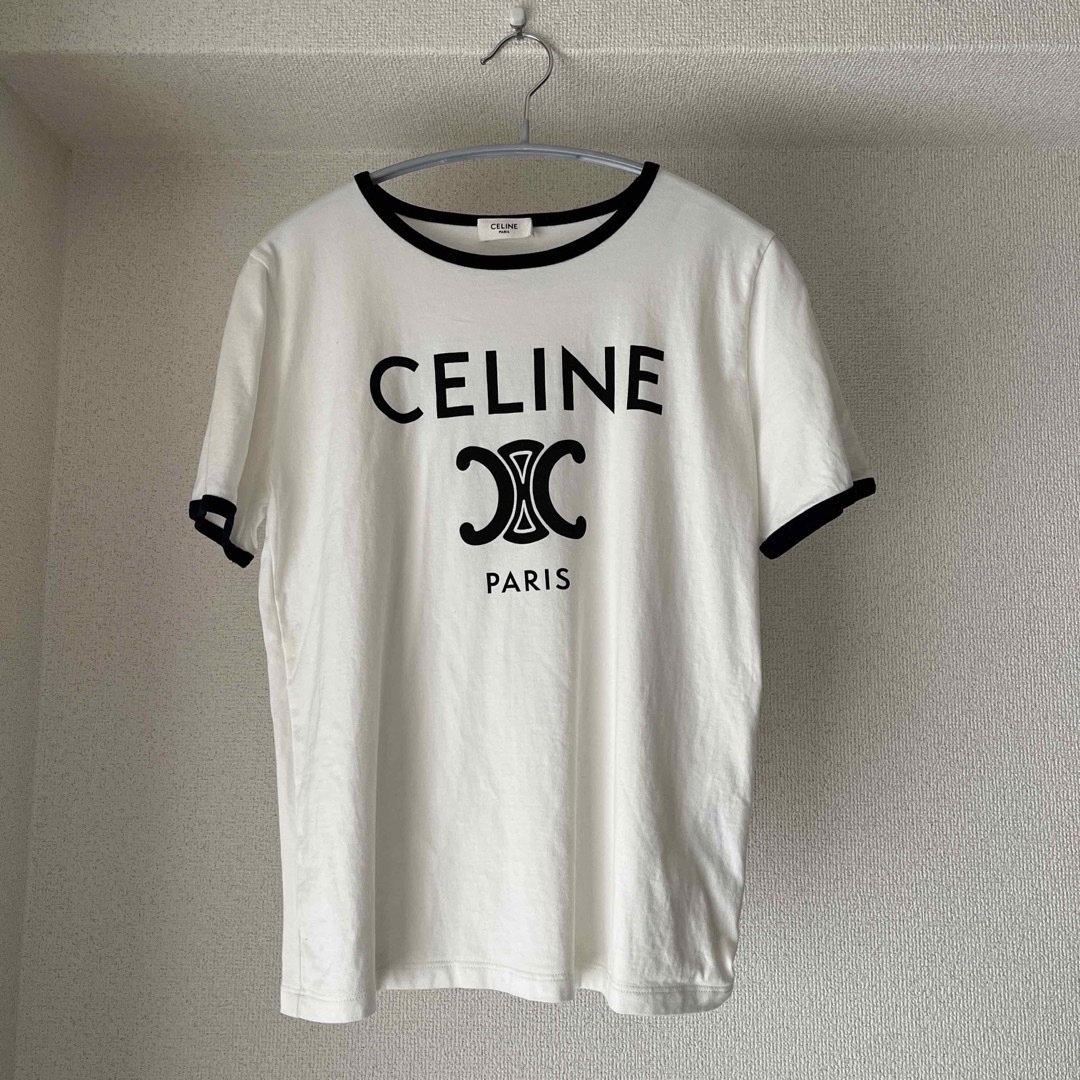 セリーヌ CEIINE トリオンフロゴTシャツ コットンジャージー - Tシャツ