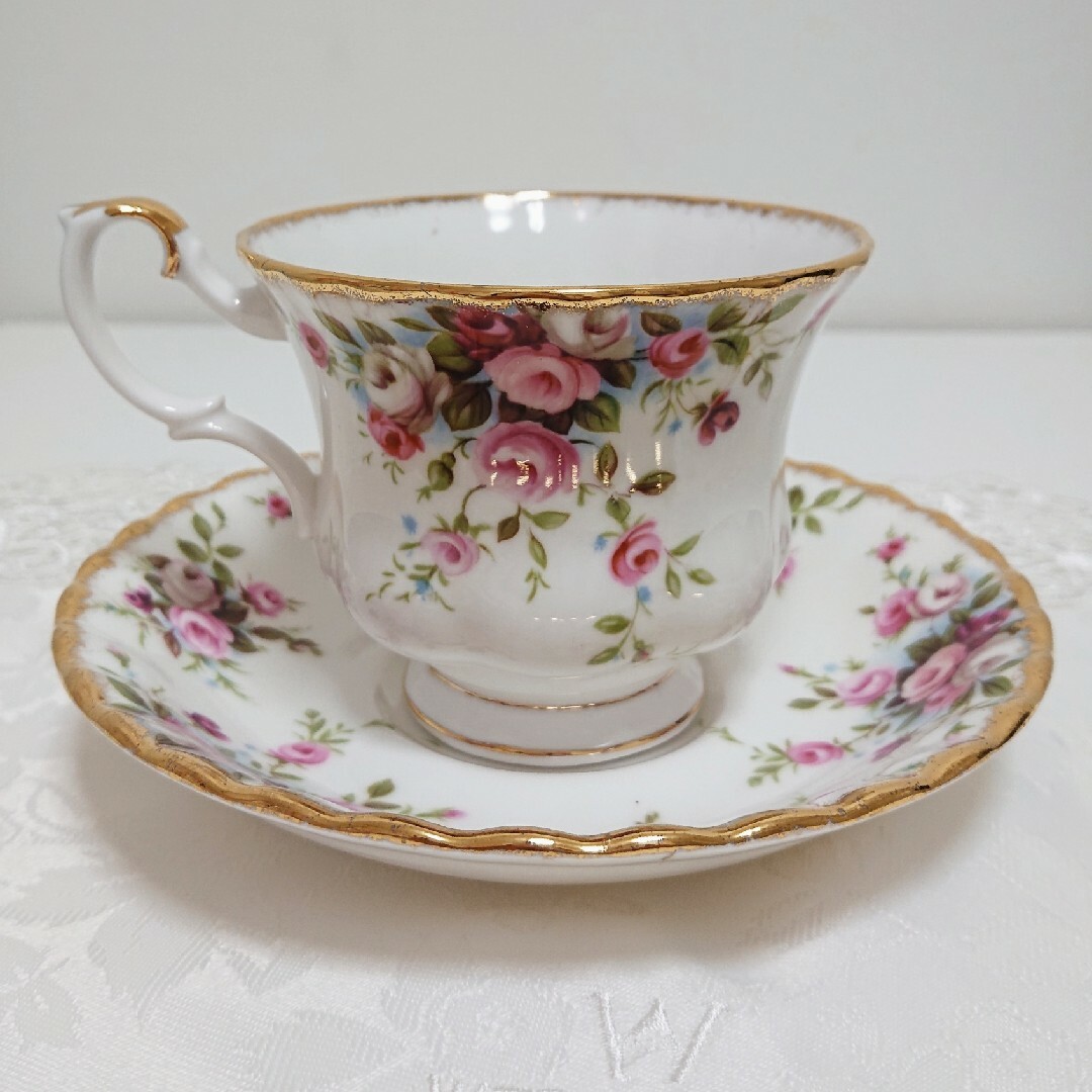 ROYAL ALBERT(ロイヤルアルバート)のロイヤル・アルバート  コテージガーデン  カップ&ソーサー  1客 美品 希少 インテリア/住まい/日用品のキッチン/食器(食器)の商品写真