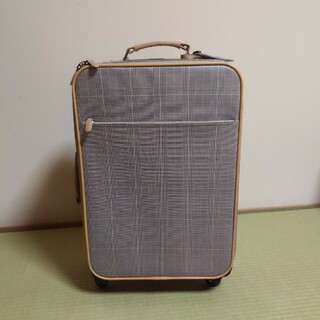 ツモリチサト(TSUMORI CHISATO)のツモリチサト グレンチェック キャリーバッグ(スーツケース/キャリーバッグ)