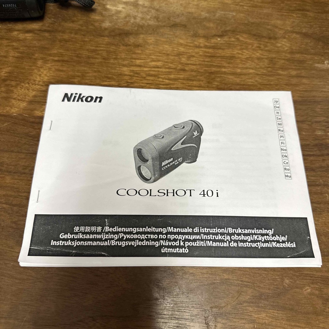 Nikon(ニコン)のNikon  COOLSHOT 40i  ゴルフ距離測定器 チケットのスポーツ(ゴルフ)の商品写真