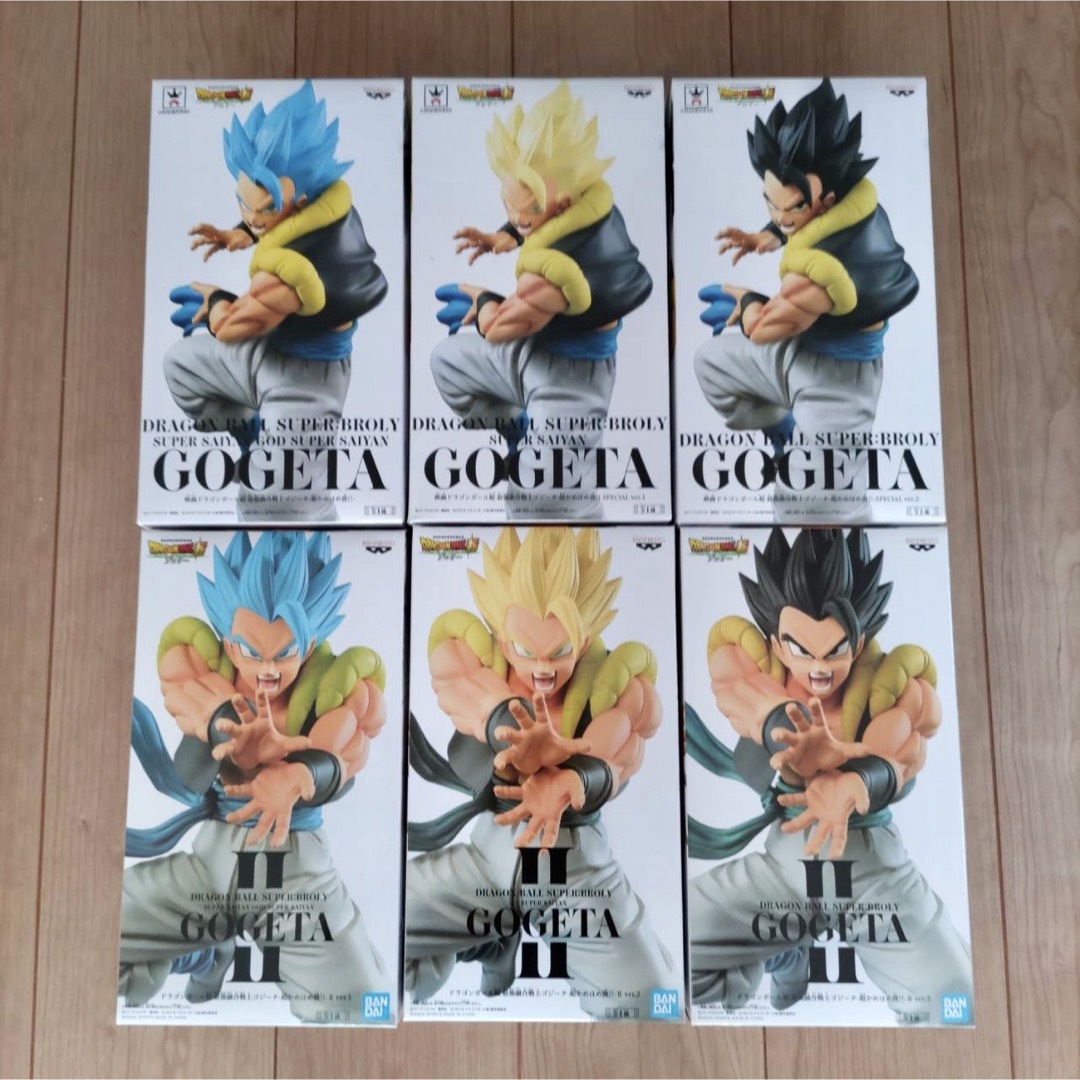 ドラゴンボール超　ゴジータ フィギュア　ナムコ限定　６体セット