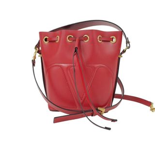 VALENTINO  ハンドバッグ  レザー  バーガンディ  ボルドー レッド