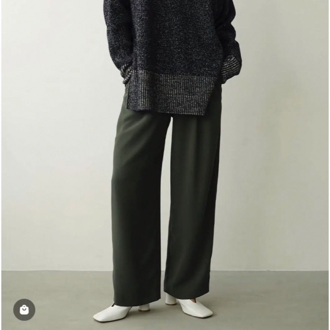 CLANE BASIC TUCK PANTSレディース