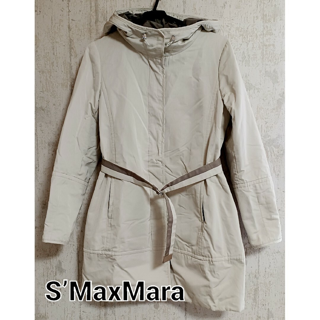 S MaxMara コート フード　中綿