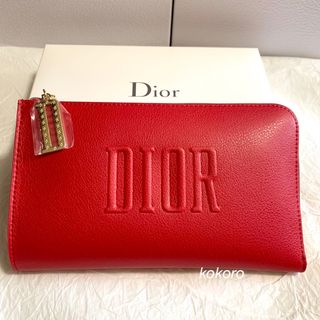 @aさま専用ページ★Dior★ディオール ポーチ レッド.*・゜　.゜・*.