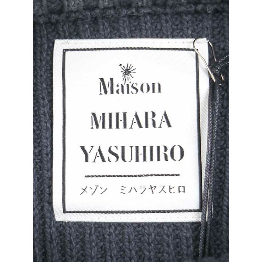 Maison MIHARA YASUHIRO メゾン ミハラヤスヒロ 23SS DISTRESSED PULLOVER デストロイダメージニットセーター グレー F 1