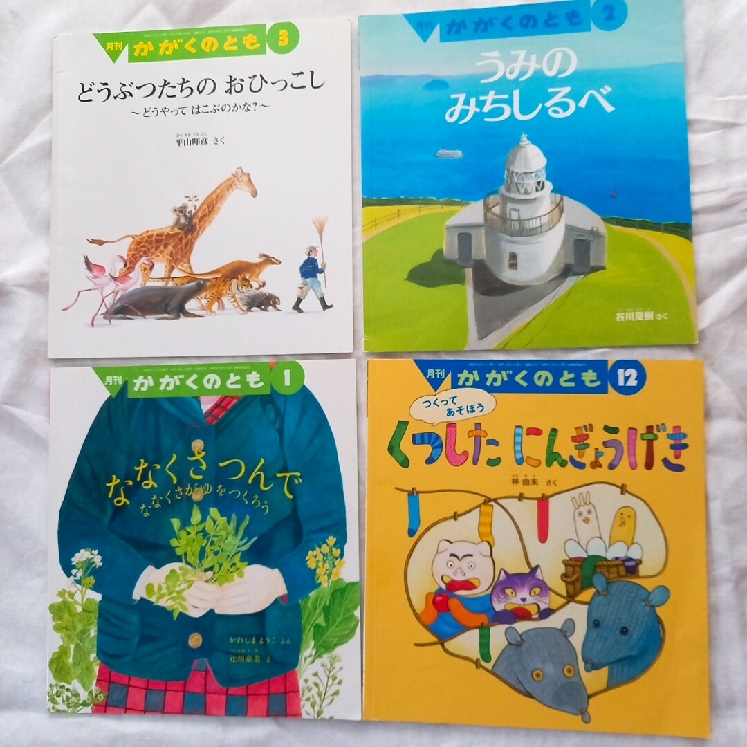 福音館書店(フクインカンショテン)のかがくのとも 12冊セット2020.8～2021.7 エンタメ/ホビーの本(絵本/児童書)の商品写真