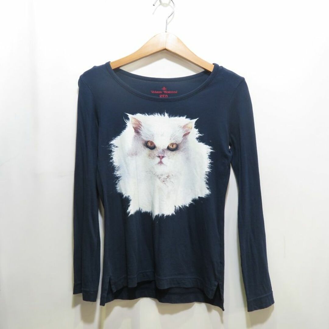 Vivienne Westwood(ヴィヴィアンウエストウッド)のVIVIENNE WESTWOOD CAT PRINT L/S TEE レディースのトップス(Tシャツ(長袖/七分))の商品写真