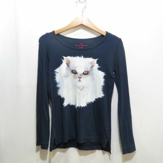 Vivienne Westwood - VIVIENNE WESTWOOD CAT PRINT L/S TEE ...