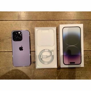 Apple - iPhone 14 Pro ディープパープル 128 GB SIMフリーの通販|ラクマ