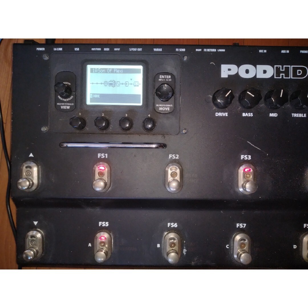 Line6 podHD500 マルチエフェクター