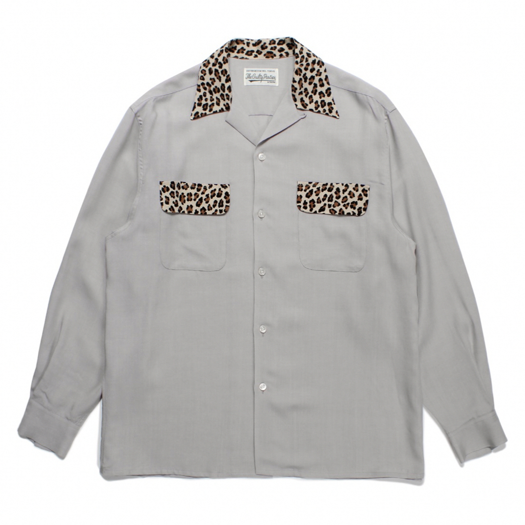 WACKO MARIA TWO TONE 50'S SHIRT  gray