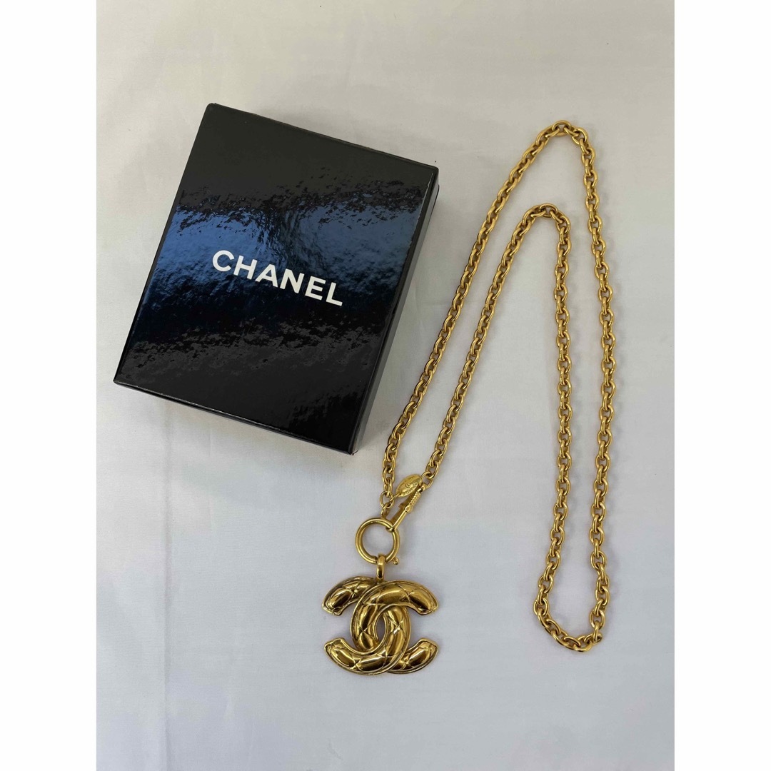 CHANEL ヴィンテージ マトラッセCCロゴネックレス | www.innoveering.net
