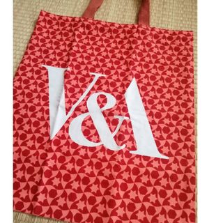 V&A　ヴィクトリア&アルバート博物館　コットンバッグ　オレンジ(トートバッグ)