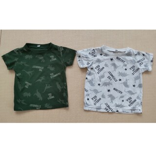 ニシマツヤ(西松屋)の【西松屋】半袖Tシャツ　2枚セット 80(Ｔシャツ)