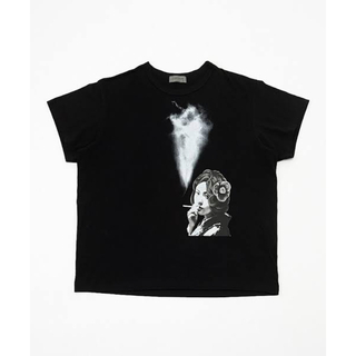 ヨウジヤマモト(Yohji Yamamoto)の新品 BLACK SCANDAL ×内田すずめ 椿とタバコ カット(Tシャツ/カットソー(半袖/袖なし))