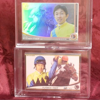 バンダイ(BANDAI)の武豊騎手 トレカ 2種セット オーナーズホース カード ディープインパクト 競馬(シングルカード)