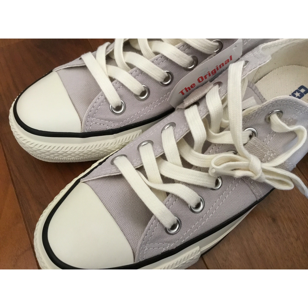 CONVERSE(コンバース)の新品　コンバース　ライトグレー　24cm cotton OX  レディースの靴/シューズ(スニーカー)の商品写真