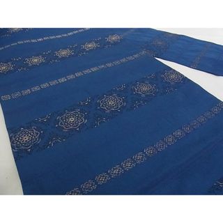 平和屋-こころ店□九寸名古屋帯 横段花文 金糸 正絹 逸品 A-pf5119の ...