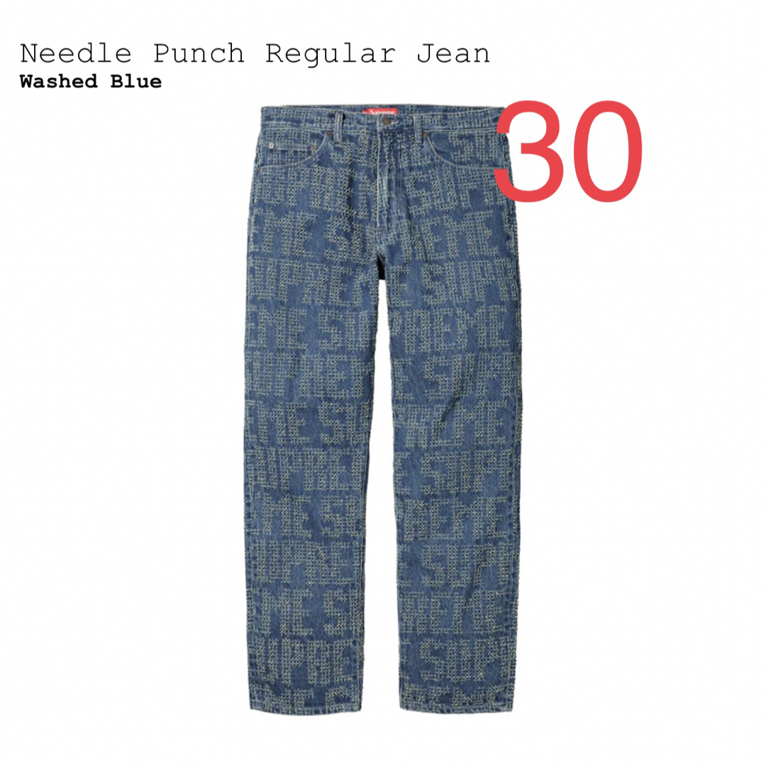 Supreme - Supreme Needle Punch Regular Jeanの通販 by kirishima's