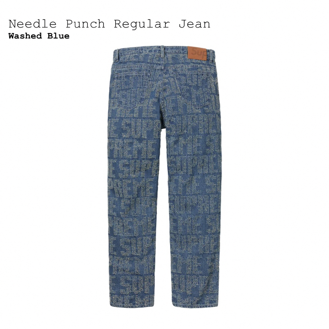 Supreme - Supreme Needle Punch Regular Jeanの通販 by kirishima's ...