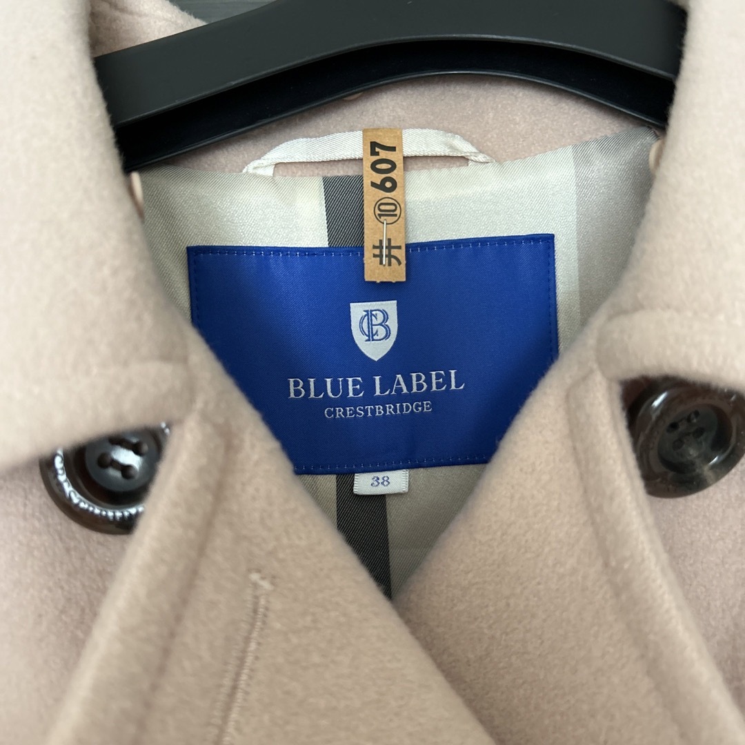 BURBERRY BLUE LABEL(バーバリーブルーレーベル)のバーバリー　ブルーレーベル　コート【クリーニング済】38号 レディースのジャケット/アウター(ピーコート)の商品写真