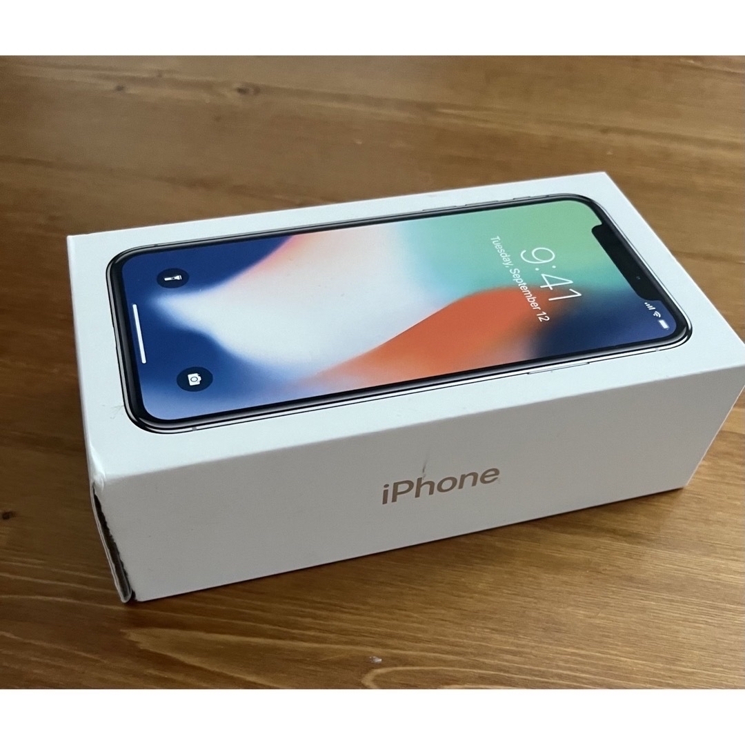 iPhone X Silver 256 GB Softbank アイフォーン - スマートフォン本体