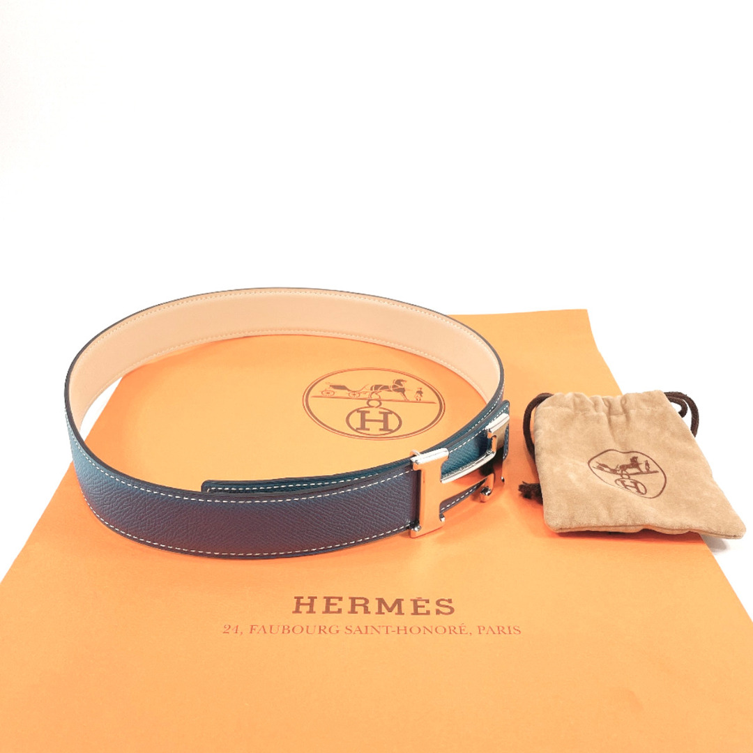 Hermes(エルメス)のエルメス ベルト コンスタンス H リバーシブルベルト  ブルー レディースのファッション小物(ベルト)の商品写真