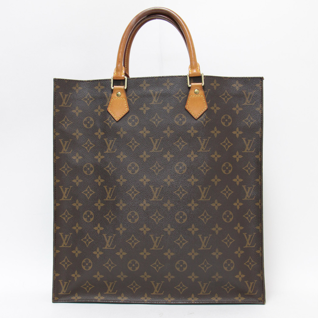 LOUIS VUITTON ルイヴィトン バッグ トートバッグ カバン 鞄 ブラウン スクエア レザーハンドル モノグラム M51140  VINTAGE ヴィンテージ おしゃれ シンプル きれいめ 大人女子 ブランド 上品 エレガント 高級 フェミニン A4【レディース】【中古】