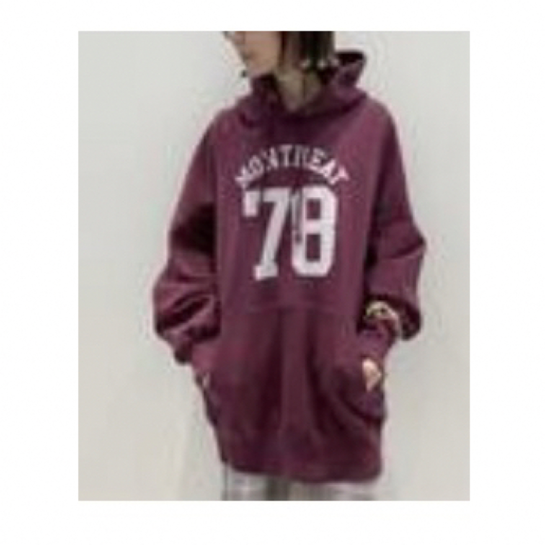 L'Appartement DEUXIEME CLASSE - ★Americana College Logo Hoodie ワインの通販