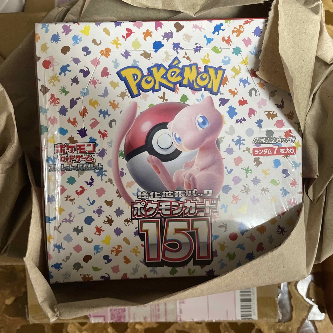 ポケカ 151 ボックス シュリンク付き ポケモンカード151 ポケカ 151 ボックス シュリンク付き ポケモンカード151