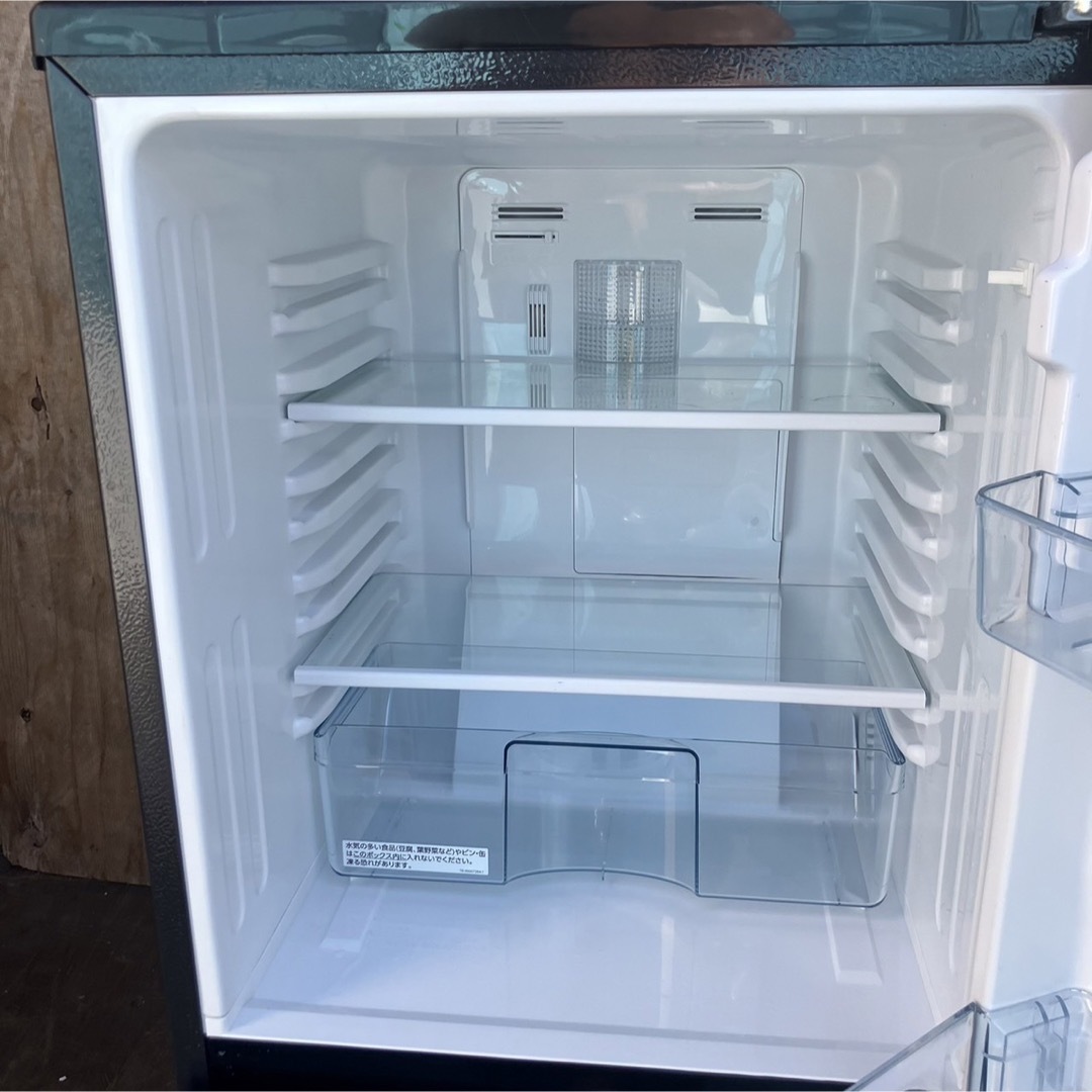 451A 冷蔵庫　小型　一人暮らし　ガラスパネル　ブラック　2020年製　美品