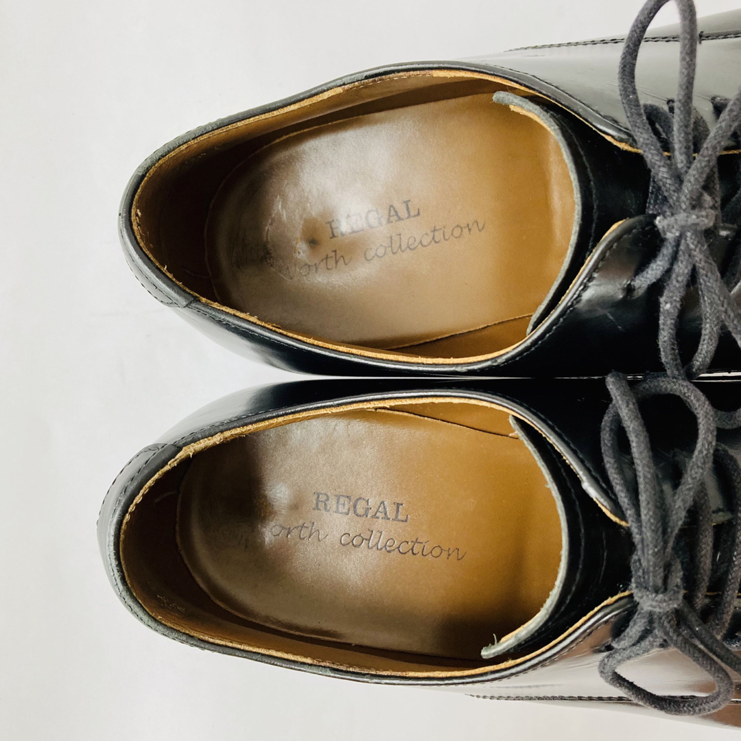 REGAL リーガル 革靴 ストレートチップ 黒 25cm 除菌・消臭済み