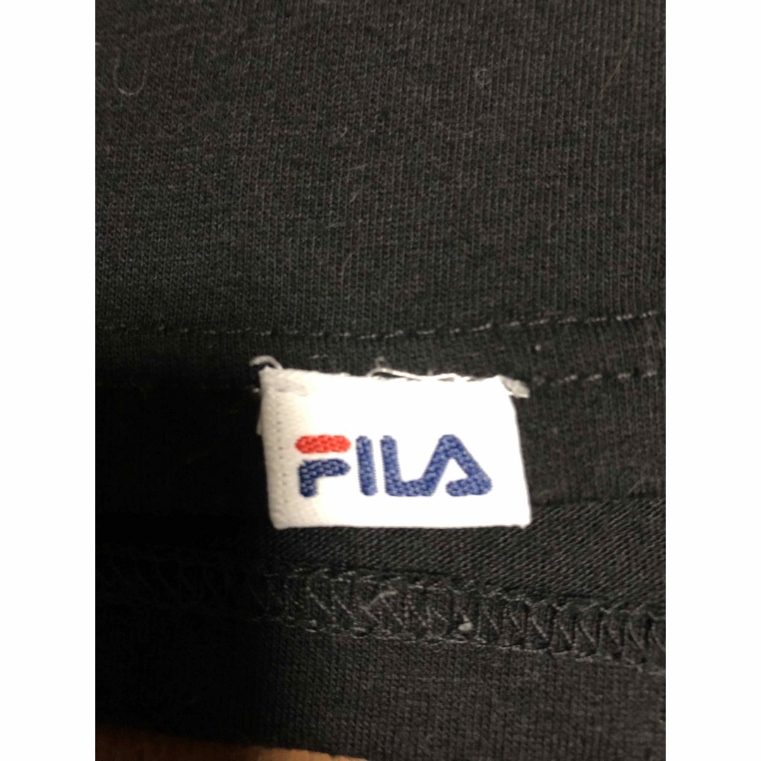 FILA(フィラ)のフィラ　FILA Ｔシャツ　黒　サイズM レディースのトップス(Tシャツ(半袖/袖なし))の商品写真