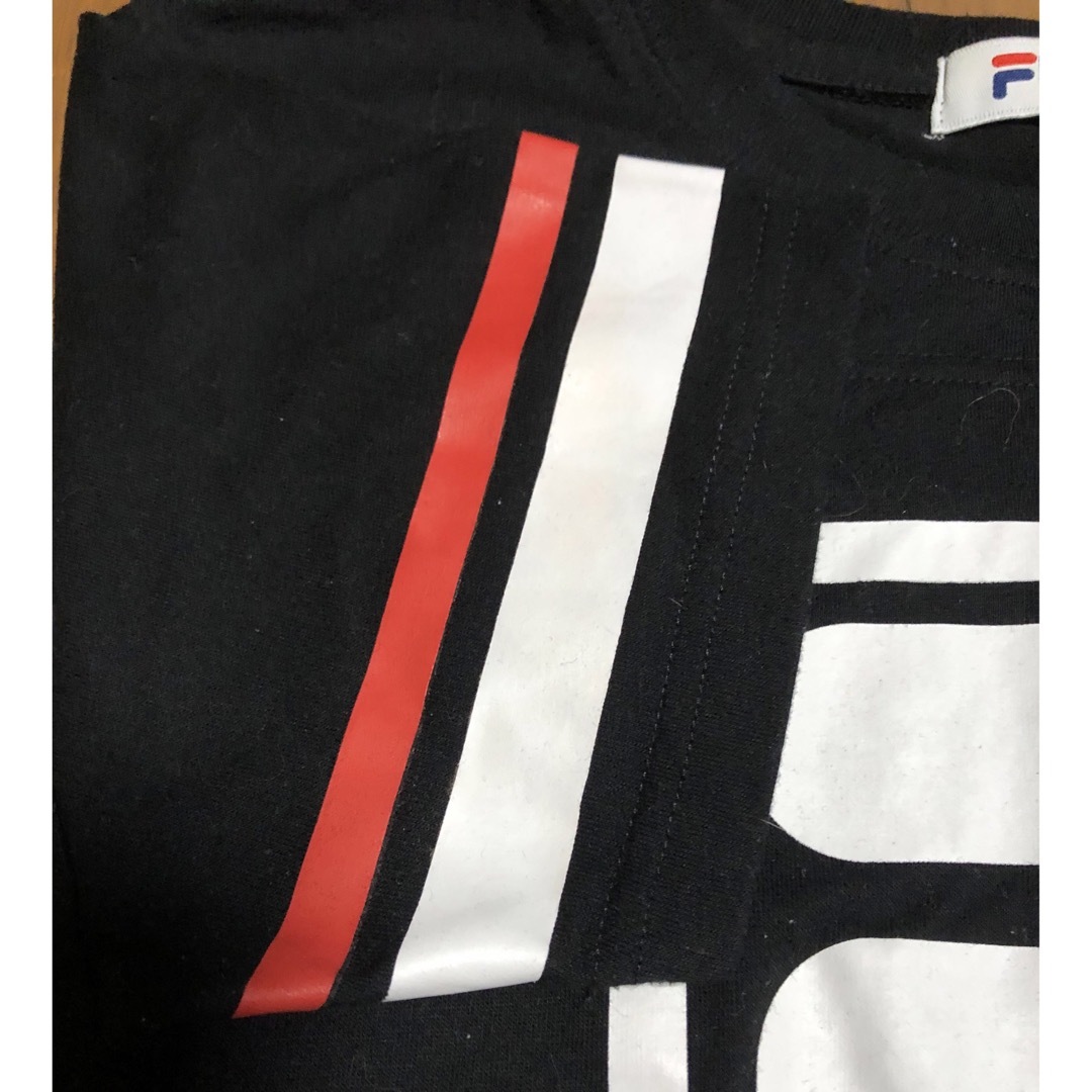 FILA(フィラ)のフィラ　FILA Ｔシャツ　黒　サイズM レディースのトップス(Tシャツ(半袖/袖なし))の商品写真